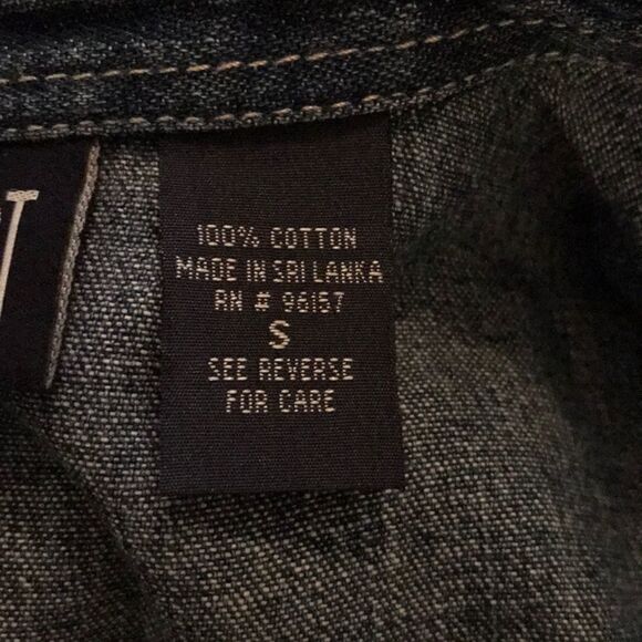 Blassport Vtg Button Pocket Denim Jean Jacket S - Picture 13 of 14